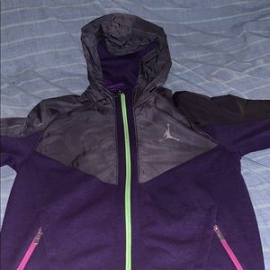 Never worn Jordan Therma Fit zip up fleece hoodie